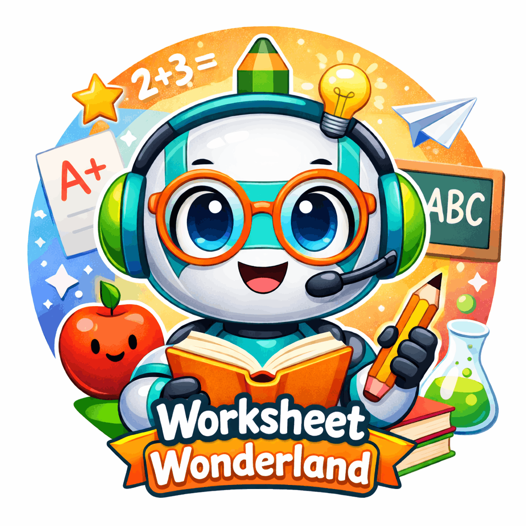 Gambar Worksheet Wonderland AI GPT Builder