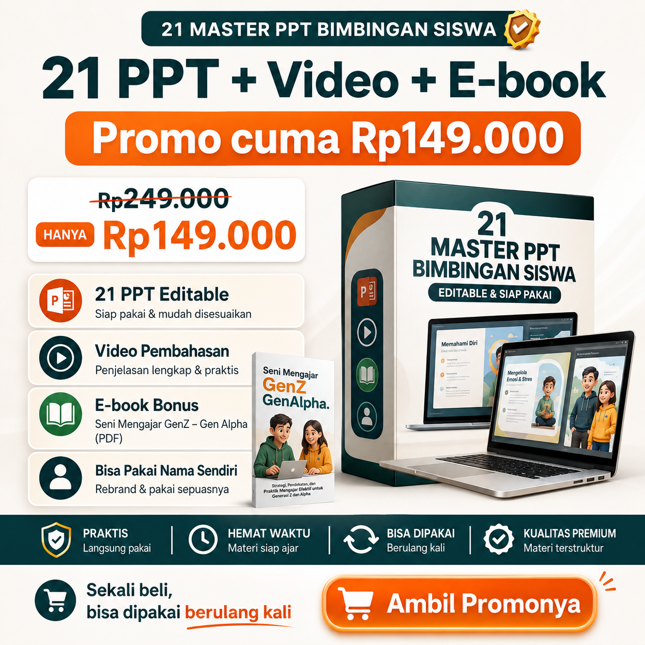 Gambar 21 Master PPT Bimbingan Siswa